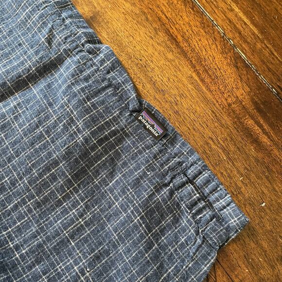 Patagonia Back Step Shirt Organic Cotton Blue Check XXL S126 - Picture 7 of 11